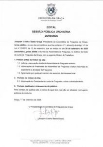 Assembleia de Freguesia 26/09/2025